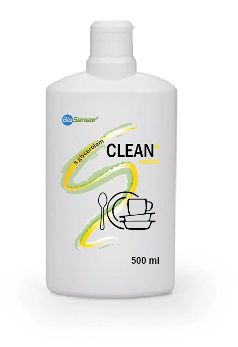 Clean+ Nádobí (500ml s vrškem)